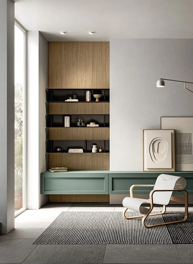 Zona Living modello Alma Arredo3 per salotto di Lodi